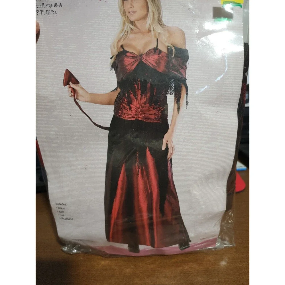 XX 5172 Devil Temptress Dress Woman Costume By Fun World